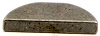 Transmission Key, Woodruff, 1/8 x 9/16 in, Steel,