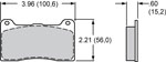 BP30 BRAKE PAD SET 2800 CALIPERS Axle Set
