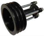 4-1/4^ 7MM UPPER  V-PULLEY WITH 3.5^ SPACER