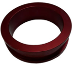 1.00 SMOOTH BORE LIVE AXLE SPACER  (RED)
