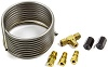 5# Kit Steel Tubing, 1/4 in OD, 10 in Long, Steel,