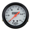 Fuel Pressure Gauge, 0-15 psi, Mechanical, Analog, 2-5/8 in