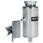 Power Steering Reservoir, 6 AN Inlet,10 AN Outlet, W/ Bracket