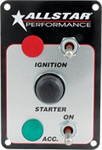 TWO TOGGLE SWITCH PANEL WITH 2 LIGHTS
