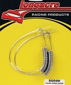 Throttle Return Spring, Steel, Chrome, Pair