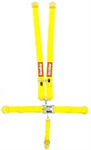 L & L 5PT HARNESS YELLOW 3^ Lap + 3^ Shoulder D