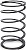 Coil Spring, Take Up, 2.5^ ID, 5^ Tall,  50#