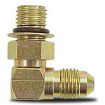 FITTING 7/16 SAE TO #4 90 DEGREE 7/16 SAE
