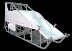 Chassis, X Wedge, Plus 2 in, 87/40, White Body