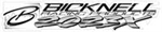 LARGE 2023 BICKNELL BODY DECAL 20^ L X 4^ H