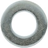 Flat Washer, 1/2 in ID, Steel, Zinc Oxide, Each