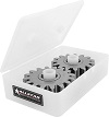 QC GEAR TOTE PLASTIC     WHITE     10 PACK