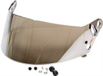 SILVER CHROME HELMET SHIELD 287 SRV