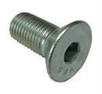 ZINC FLAT HEAD BOLT, 7/16^ F x 1^