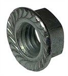 SERRATED NUT, 3/8^  C.  ZINC