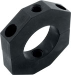 Ballast Bracket, Clamp-On, Aluminum, Black 2^ Tube